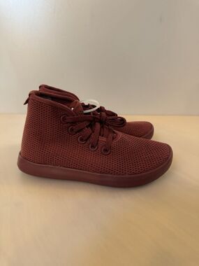Allbirds Tree Toppers Womens Size 5 Red Athletic Running Shoes Sneakers High Top